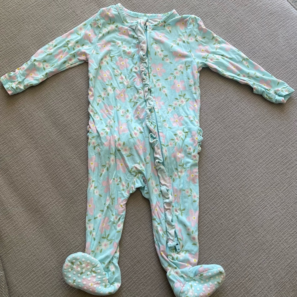 Angel Dear Floral Kids One Piece Pajama